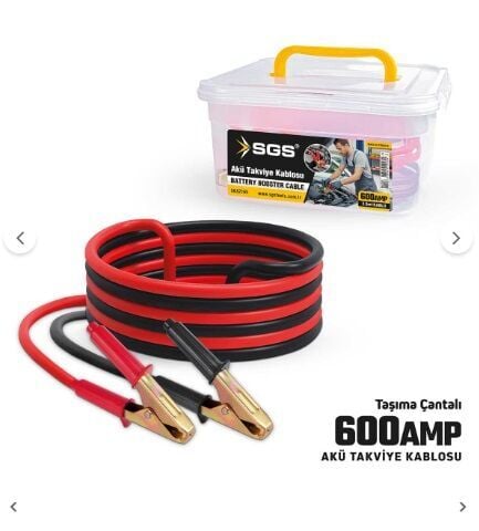 SGS Akü Takviye Kablosu 1200 AMPER 2,3 MT SGS2166