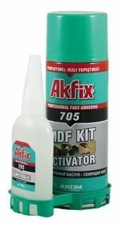 AKFİX Hızlı Yapıştırıcı 200Ml + 50Gr AKF060