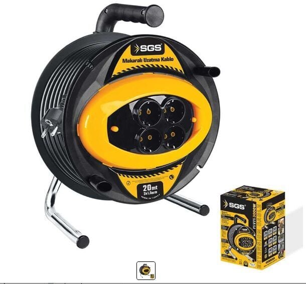 SGS MAKARALI UZATMA KABLOSU 3x2,5*20MT SGS2133