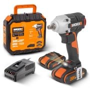 Worx WX272 20Volt/2.0Ah Li-ion Çift Akülü 300Nm Kömürsüz Profesyonel Somun Sıkma
