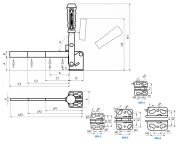 200-4-P1 Yatay Tabanlı Lamalı Dikey Bağlantı Elemanı 23710