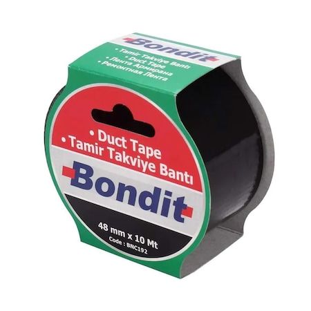 Bondit 48 Mm Tamir Takviye Bantı Siyah