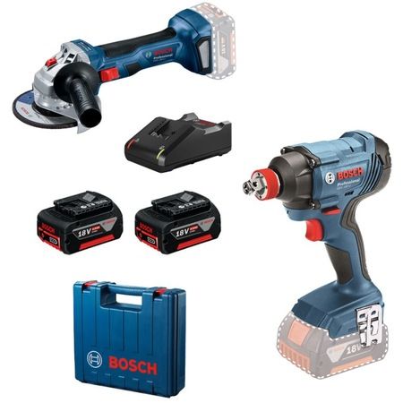Bosch GDX 180-LI + GWS 180-LI 2'li Somun Sıkma ve Taşlama Set 0615990N1U