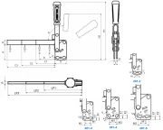 201-4-P2 Yatay Tabanlı Lamalı Dikey Bağlantı Elemanı 23747