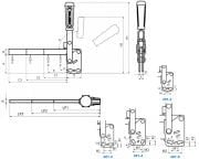 201-5-P2 Yatay Tabanlı Lamalı Dikey Bağlantı Elemanı 23751
