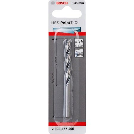 Bosch HSS-PointTeQ 5.0 mm Metal Delme Ucu - 2608577165