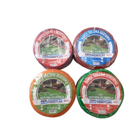 Ser Marka Silikonlu Bahçe Hortumu Market Tipi 1/2 15 Metre