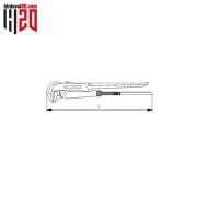 İzeltaş 1 1-2'' Maşalı Boru Anahtarı 85° 43cm 60mm - 2201100015