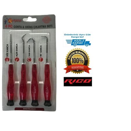 Rico 4 Parça Conta Oring Çıkarma Seti