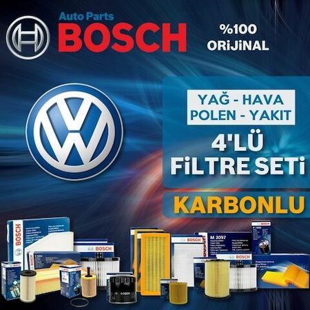 Vw Caddy 2.0 Tdi Dizel Bosch Filtre Bakım Seti 2015-2019 (495330723)