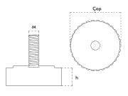 Terazi Ayak Takozu 50 mm