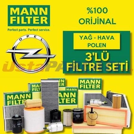 Opel Astra J 1.3 Cdtı Mann-Filter Filtre Bakım Seti 2009-2015 (495303002)