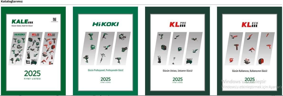 KALE MAKİNA KATALOG