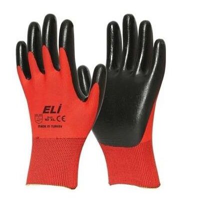 Kırmızı Siyah Eldiven