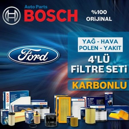 Ford Focus 1.6 Tdcı Bosch Filtre Bakım Seti E5 2011-2015 (495584827)