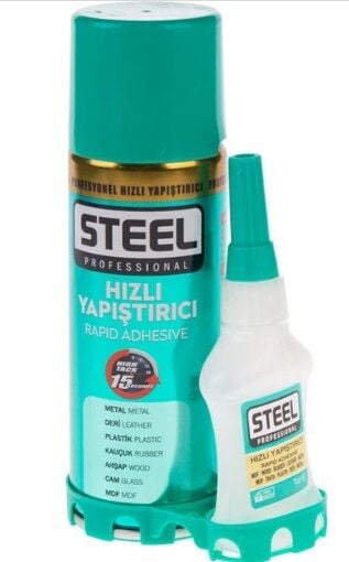  Steel Hızlı Yapıştırıcı 500 ML MEGA BÜYÜK BOY