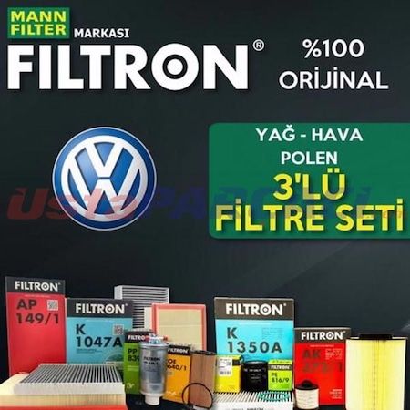 Vw Polo 1.4 Mann Filtron Filtre Bakım Seti 2001-2008 (495301289)