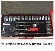 Baytaş 1/2  Lokma Takımı 24 Parça Profesyonel
