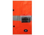 JUNIOR JN1012 Waterproof Fosforlu Oxford Parka Turuncu XL beden