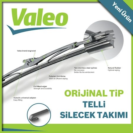 Hyundai Accent Era Silecek Takımı 2006-2012 Valeo First Telli