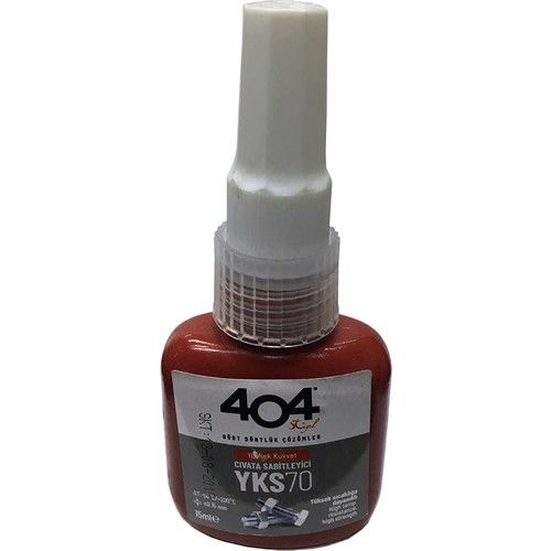 404 Civata Sabitleyici 404 15 ML Yüksek Kuvvet YKS70