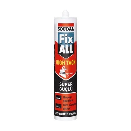 Soudal Fix All Korniş Yapıştırıcı Montaj Silikonu Beyaz 290 Ml (408265924)