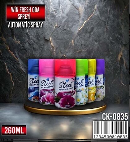  Steel Win Fresh Oda Spreyi Automatic Sprey 260ml