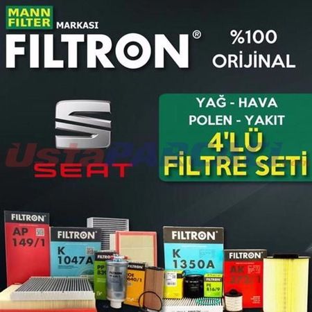Seat Cordoba 1.4 Tdı Mann Filtron Filtre Bakım Seti 2003-2009 (495301348)