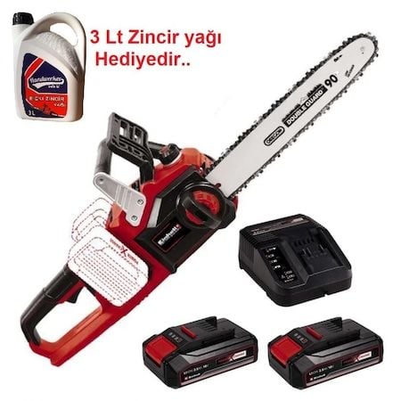 Einhell GE-LC 36/35 Akülü Testere 18V 2 x 2.5 Ah + Şarj Cihazi + 3 L Yağ