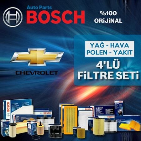 Chevrolet Kalos 1.4 Bosch Filtre Bakım Seti 2005-2008 (495584695)