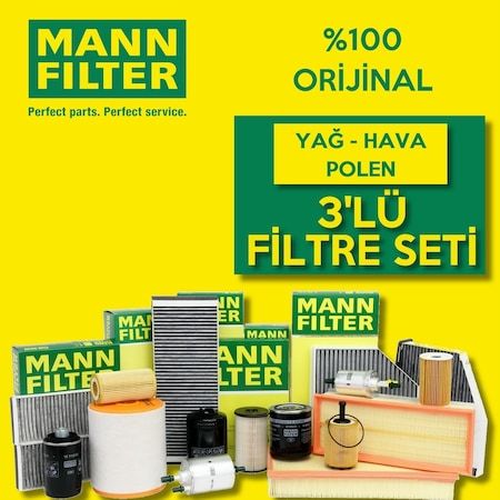 Vw Transporter T5 2.0 Tdi Mann-Filter Filtre Bakım Seti 2010-2014 553119045