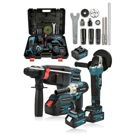 Jetta Power Tools Hilti Şarjlı Taşlama 2-26 Şarjlı 3'lü Set
