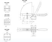 410-2 Yatay Pozisyon Düz Tabanlı Klamp