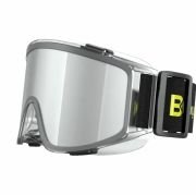 BAYMAX S-550 GRAND Ayarlı Koruyucu Gözlük Gümüş Aynalı Antifog Tokalı