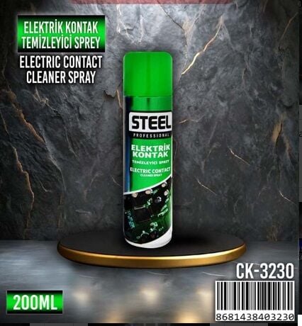  Steel Elektrik Kontak Temizleme Sprey 200 ML