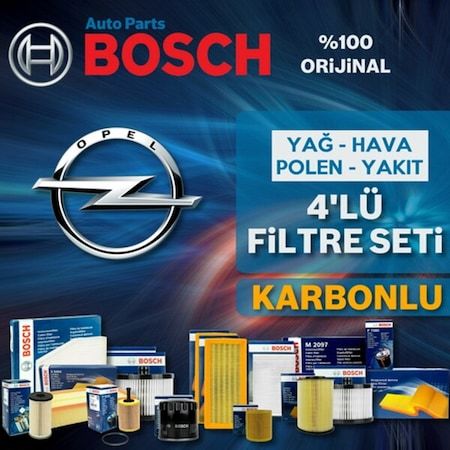 Opel Astra J 1.6 Cdti Bosch Filtre Bakım Seti 2014-2017 (495329394)