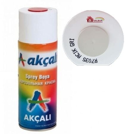 Akçalı Sprey Boya 7035 Açık Gri 400 ML