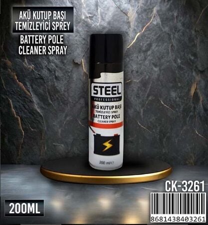  STEEL Akü Kutup Başı Temizleme Sprey 200 ml