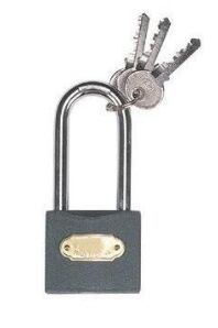 Asma Kilit Uzun GRİ 63mm