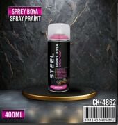  STEEL Sprey Boya Pembe 400 ML