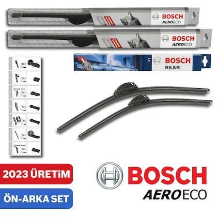 Ford Transit Connect Ön Arka Silecek 2002-2013 Bosch Aeroeco-Rear