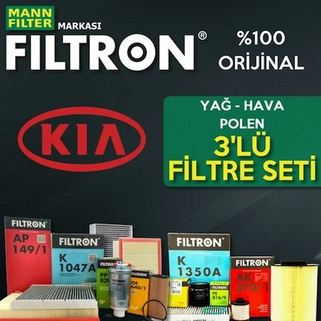 Kia Pro Ceed 1.6 Crdi Mann Filtron Filtre Bakım Seti 2008-2012 (495302945)