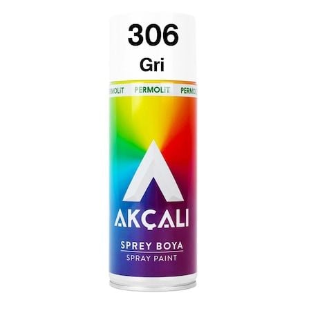 Akçalı Sprey Boya 306 Gri 400 ML