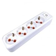 Asel Asl-200 0209 4'lü Grup Priz Anahtarlı Klemens - Hrd-010880