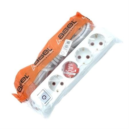 Asel Asl-100 01114'lü Topraklı Grup Priz 3mt - Hrd-010866