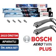 Renault Megane 3 Ön Arka Silecek 2009-2015 Bosch Aerotwin Plus