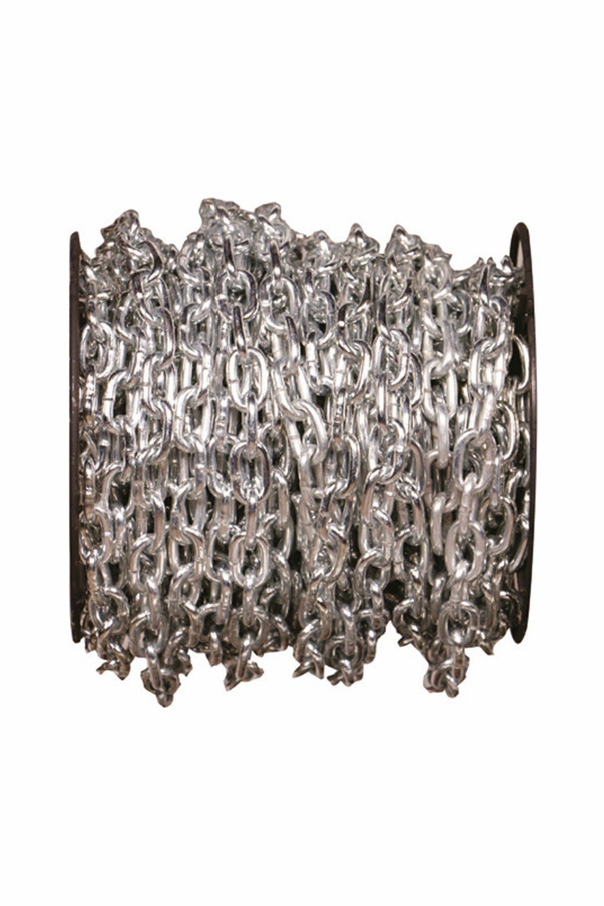 Makaralı Galvanizli Zincir 5 Mm  25KG