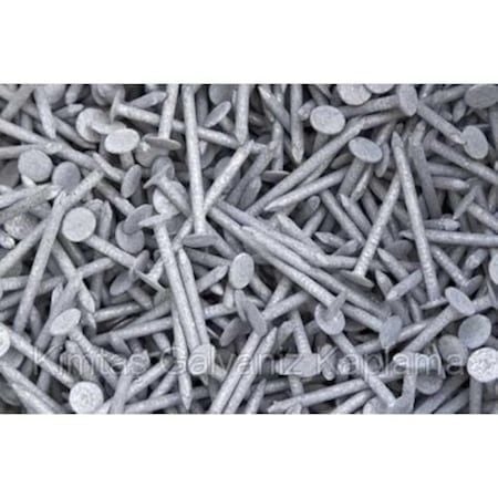 Galvanizli Inşaat Çivisi 1Kg. - Kalaylı Çivi - Tekne Çivisi 6 CM
