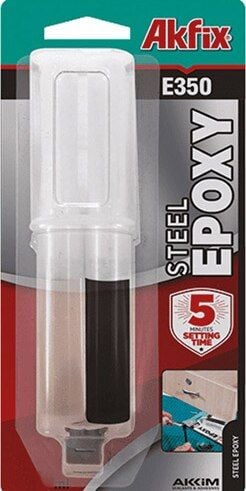 Akfıx E350 Epoksı Çelık Yapıstırıcı Macun 57G