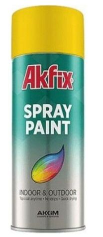 Akfix Sprey Boya Sarı 400 ML
